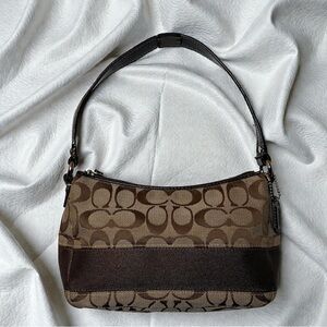 Y2K Coach Signature Demi Pouch